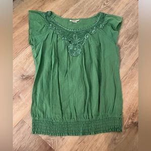 Forever 21 Green Top. Large.